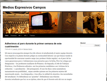 Tablet Screenshot of mediosexpresivoscampos.org